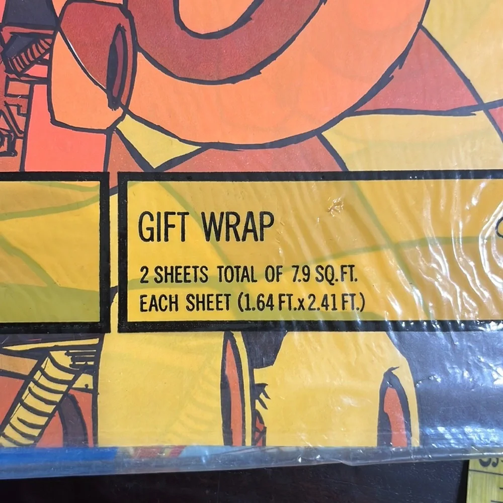 Vintage Wrapping Paper Lot of 5